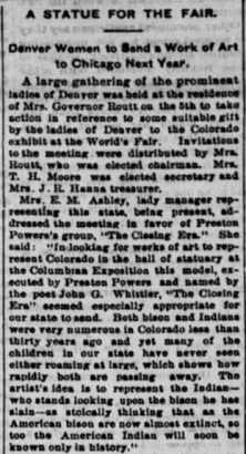 A Statue for the Fair