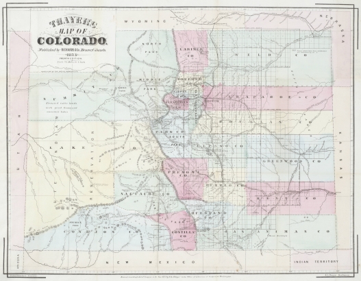 Thayer's Map of Colorado