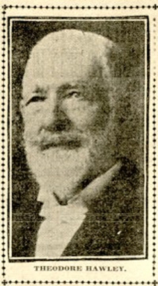 Portrait of Theodore Hawley, The Rocky Mountain News (Daily), August 17, 1911