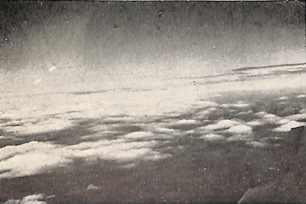 Top left - Light reflecting on the airplane's canopy, or two flying saucers? You decide. (Hint: It's the first one.)