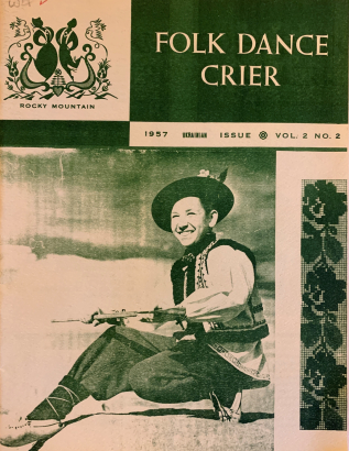 Book jacket cover of Ukrainian Folk Dancer 1957