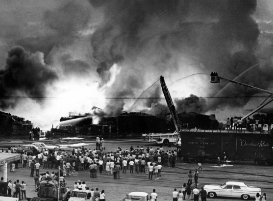 Denargo Market Fire Mel Schieltz 1971