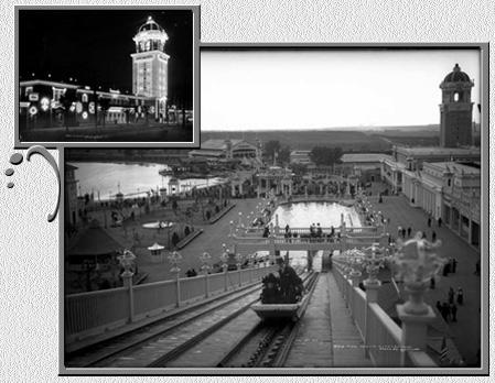 Collage of McClure photos of White City