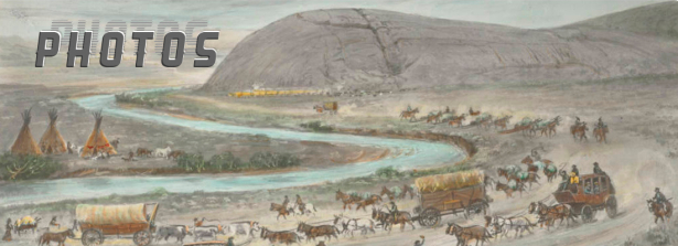 Early modes of transportation, Independence Rock, Wyoming