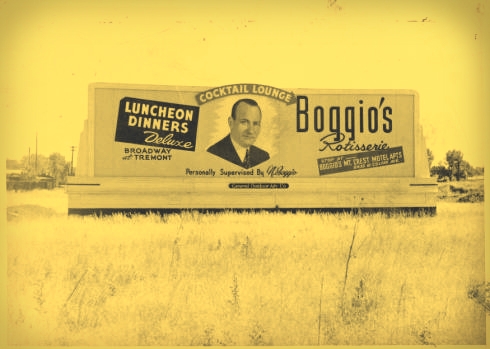 Billboard for Boggio's Rotisserie,  Z-15338