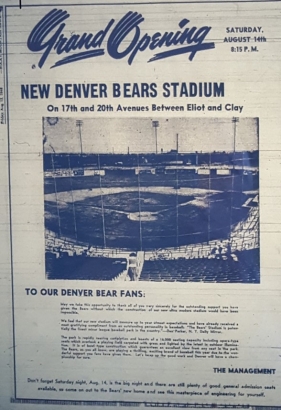 Full page ad for grand opening