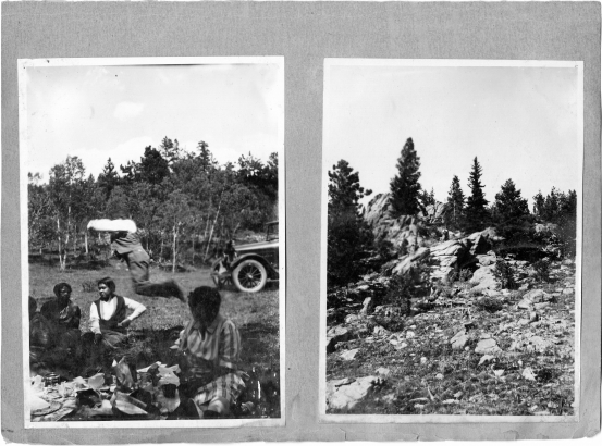 Black and white photographs of Lincoln Hills