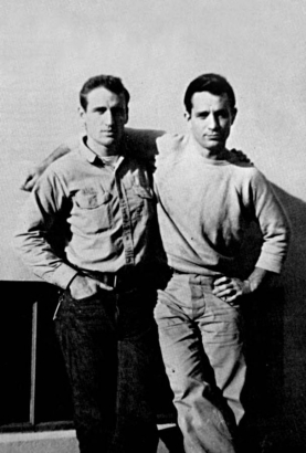 Photo of Neal Cassady and Jack Kerouac in San Francisco