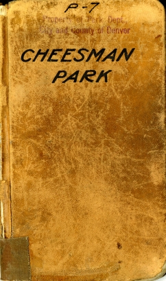 Surveying Notes for Congress Park