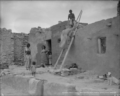 Moki Indians Walpi family 