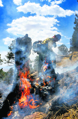 Pike Hot Shots wildland firefighter Adam Rodriguez