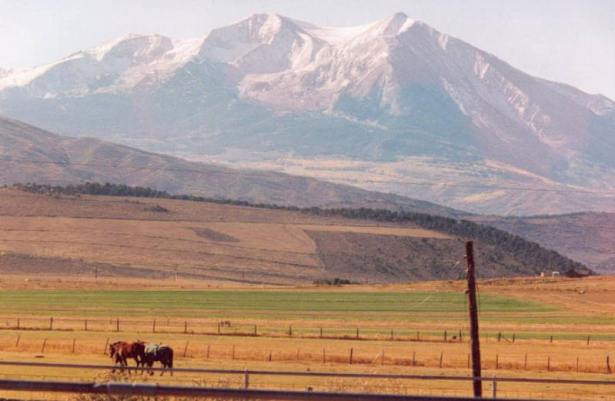 Mike and Kit Strang, horse ranchers in the Roaring Fork Valley, donated a conservation easement on their 450-acre spread with a magnificent view of Mount Sopris.