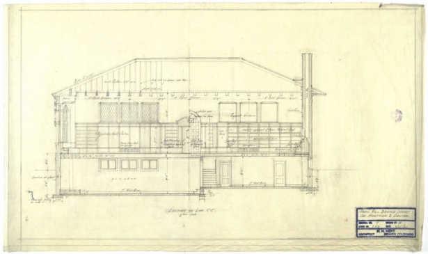 Park Hill Branch Library. Drawing No. 7