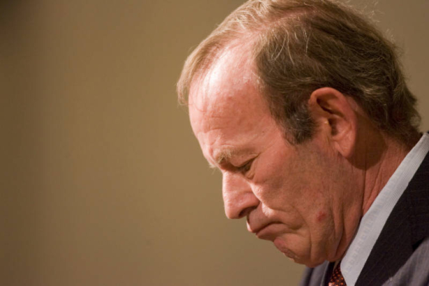 0498 Denver Broncos owner Pat Bowlen said that this is the toughest decission he has had to make in 25 years during a press conference to discuss Shanahan's career in the Bronco orginization at Dove Valley in Englewood Colo., Tuesday December 30, 2008....