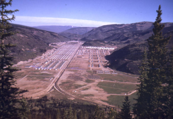Camp Hale, Colorado, the training headquarters of the Tenth Mountain Division from 1943-1944.