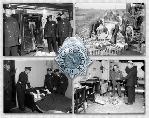 Harry's Police Badge and some Crime Photos