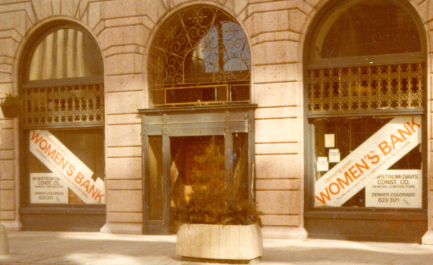 Exterior of the future Women's Bank