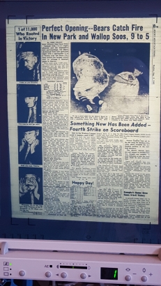 Game story of opening day