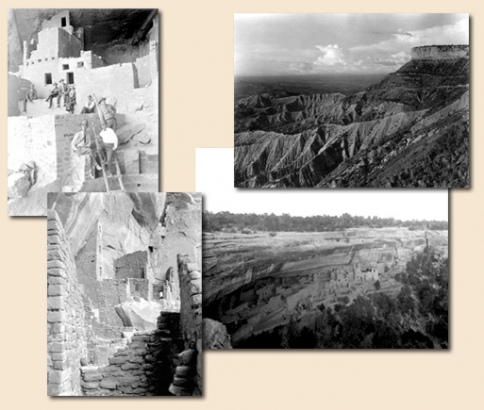 Collage of Mesa Verde by George Beam