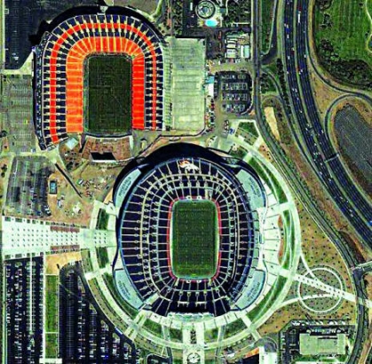 Bears-Mile High Stadium upper left [your name here] Stadium lower right - RM News