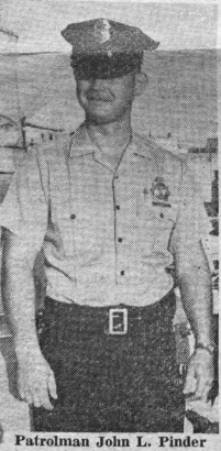 Denver Police Officer John L. Pinder. Image from the Rocky Mountain News, July 4, 1967, p. 5.