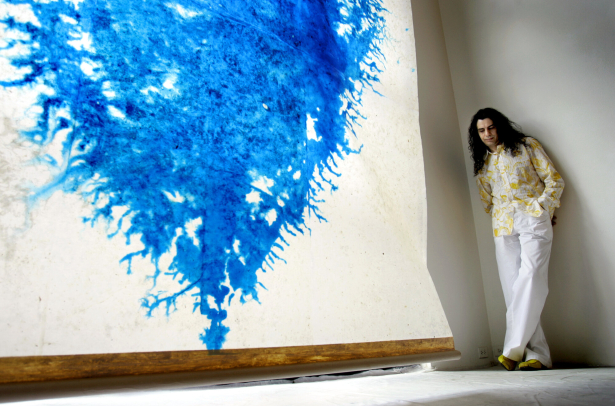 Artist Halim Al-Karim moved to Denver from Amsterdam but grew up in Iraq, leaving behind the brutality of Saddam Hussein. Al-Karim has an exhibit entitled "Passage to Sumer" at the Robischon Gallery in LoDo