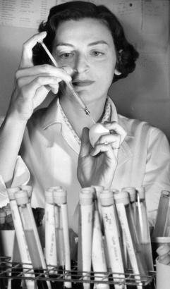 Egg Used in Asian Flu Test, September 24, 1957. Rocky Mountain News Records, PhotoBox 360