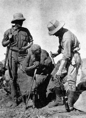 "'Kanna the ancient' - one hundred-year-old real Cape Bushman"