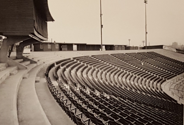 Bears Stadium before opening in 1948