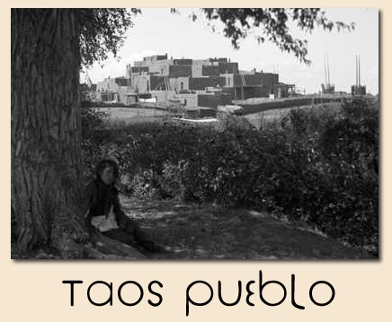 Photograph of Taos Pueblo by George Beam
