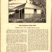 Colorado Tent Company Catalog 1923