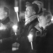 Candlelight vigil at Capitol for AIDS victims 1991