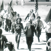 Migrant farm workers from southern Colorado march on Capitol 1978