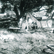 Migrant worker tent city in Brighten 1972