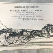 Denver Advertising Card Scrapbook (WH47)