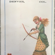 Denver Advertising Card Scrapbook (WH47)