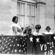 Mrs. Ballington Booth, addressing the conference [Suffrage]