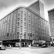 Albany Hotel before wrecking ball in 1976