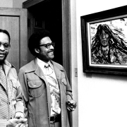 Ragland with "Native American No 19," 1976