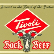 Tivoli Bock Beer label, circa 1965. Ephemera Collection, WH2026
