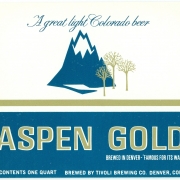 Aspen Gold label, circa 1968. Ephemera Collection, WH2026