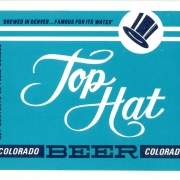 Top Hat Beer label, circa 1965. Ephemera Collection, WH2026
