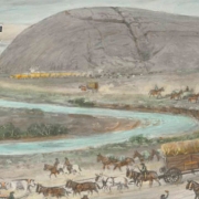 Early modes of transportation, Independence Rock, Wyoming