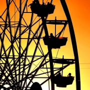 ellen needs to shoot elitch gardens at sunset.  she worked on it last week, and needs to try again from another angle.