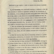 Invitation to help organize a group to preserve the American wilderness.