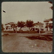 View of the Oakes Home, a nursing home, at West 32nd (Thirty-second) Avenue and Decatur Street in Denver, Colorado.