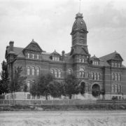 A view of Ashland School, located on West 29th (Twenty-ninth) Avenue in Denver, Colorado. North High School was also in This building until 1911.