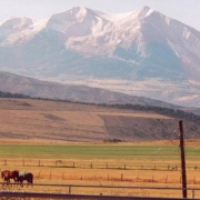 Mike and Kit Strang, horse ranchers in the Roaring Fork Valley, donated a conservation easement on their 450-acre spread with a magnificent view of Mount Sopris.