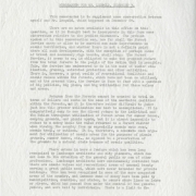 Memorandum from Arthur Carhart to Aldo Leopold.