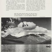 Need for wilderness areas (in: National Parks Magazine)